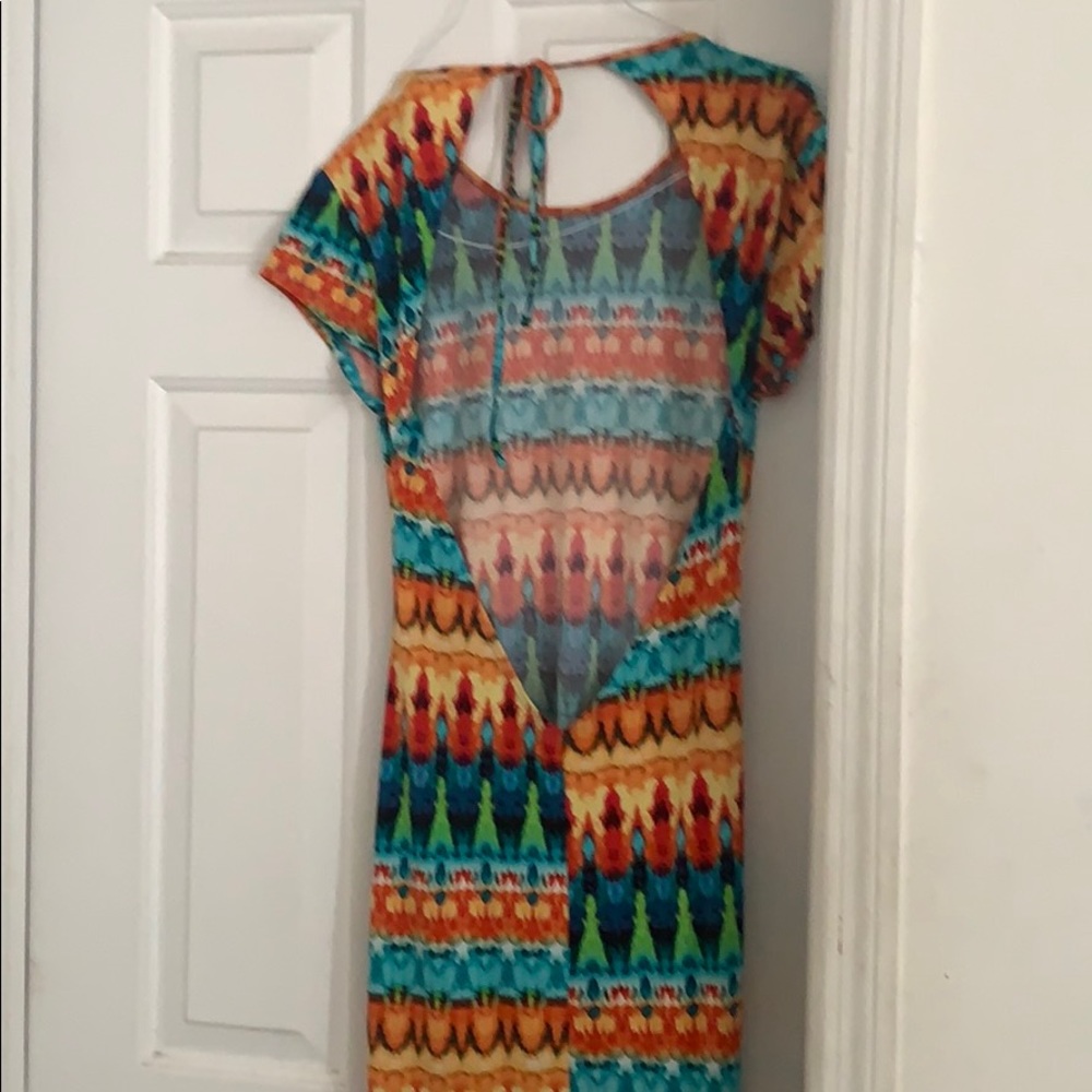 Multicolored Maxi Dress - Picture 2 of 2